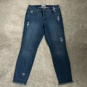 Loft cropped jeans